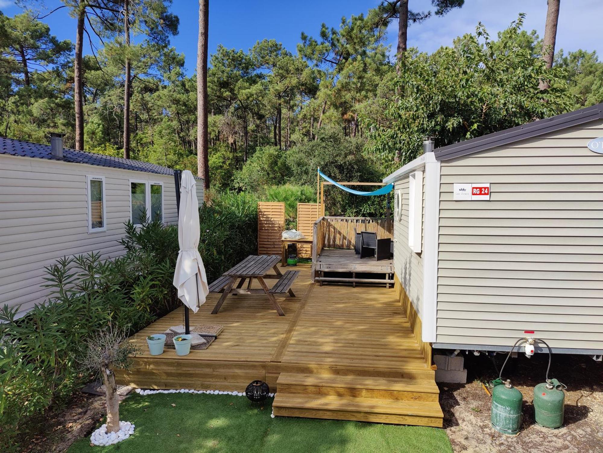 Mobile-Home 6 Personnes Cap Ferret Claouey Екстериор снимка